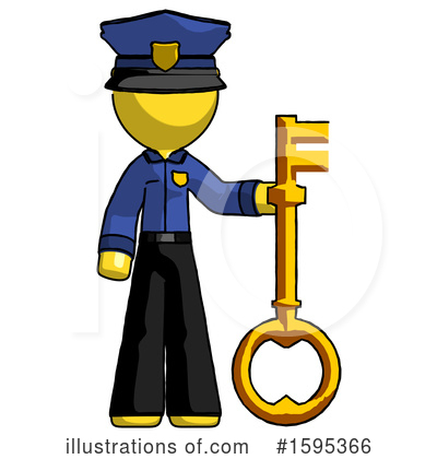 Royalty-Free (RF) Yellow Design Mascot Clipart Illustration by Leo Blanchette - Stock Sample #1595366