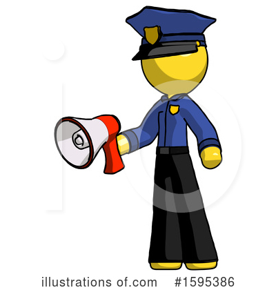Royalty-Free (RF) Yellow Design Mascot Clipart Illustration by Leo Blanchette - Stock Sample #1595386