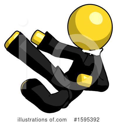 Royalty-Free (RF) Yellow Design Mascot Clipart Illustration by Leo Blanchette - Stock Sample #1595392
