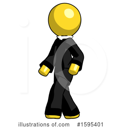 Royalty-Free (RF) Yellow Design Mascot Clipart Illustration by Leo Blanchette - Stock Sample #1595401