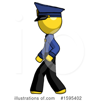 Royalty-Free (RF) Yellow Design Mascot Clipart Illustration by Leo Blanchette - Stock Sample #1595402