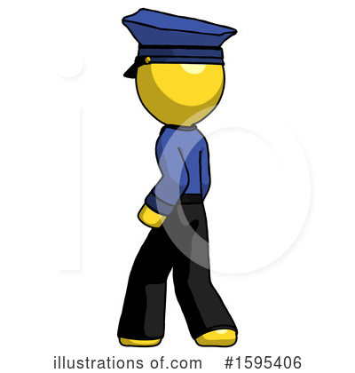 Royalty-Free (RF) Yellow Design Mascot Clipart Illustration by Leo Blanchette - Stock Sample #1595406