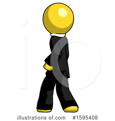 Royalty-Free (RF) Yellow Design Mascot Clipart Illustration by Leo Blanchette - Stock Sample #1595408