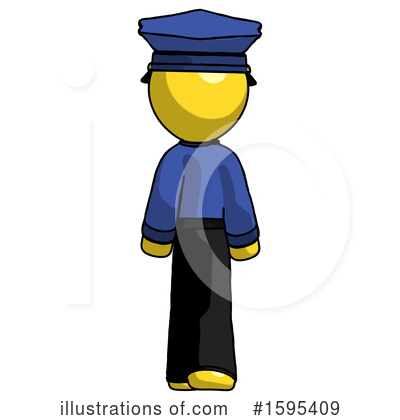 Royalty-Free (RF) Yellow Design Mascot Clipart Illustration by Leo Blanchette - Stock Sample #1595409