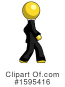 Yellow Design Mascot Clipart #1595416 by Leo Blanchette