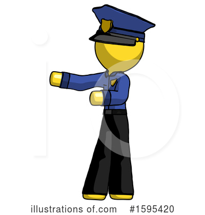Royalty-Free (RF) Yellow Design Mascot Clipart Illustration by Leo Blanchette - Stock Sample #1595420