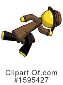 Yellow Design Mascot Clipart #1595427 by Leo Blanchette