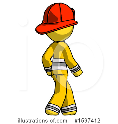 Royalty-Free (RF) Yellow Design Mascot Clipart Illustration by Leo Blanchette - Stock Sample #1597412