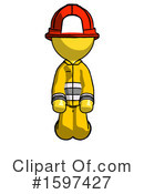 Yellow Design Mascot Clipart #1597427 by Leo Blanchette