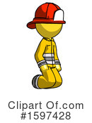 Yellow Design Mascot Clipart #1597428 by Leo Blanchette