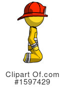 Yellow Design Mascot Clipart #1597429 by Leo Blanchette