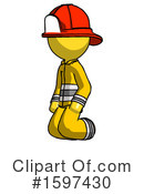 Yellow Design Mascot Clipart #1597430 by Leo Blanchette