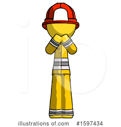 Royalty-Free (RF) Yellow Design Mascot Clipart Illustration by Leo Blanchette - Stock Sample #1597434