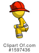 Yellow Design Mascot Clipart #1597436 by Leo Blanchette
