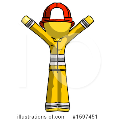 Royalty-Free (RF) Yellow Design Mascot Clipart Illustration by Leo Blanchette - Stock Sample #1597451