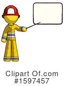 Yellow Design Mascot Clipart #1597457 by Leo Blanchette