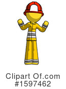 Yellow Design Mascot Clipart #1597462 by Leo Blanchette