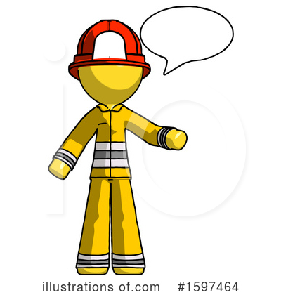 Royalty-Free (RF) Yellow Design Mascot Clipart Illustration by Leo Blanchette - Stock Sample #1597464