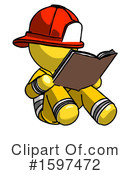 Yellow Design Mascot Clipart #1597472 by Leo Blanchette