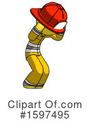 Yellow Design Mascot Clipart #1597495 by Leo Blanchette