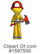 Yellow Design Mascot Clipart #1597500 by Leo Blanchette