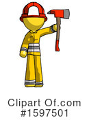 Yellow Design Mascot Clipart #1597501 by Leo Blanchette