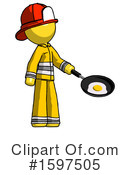 Yellow Design Mascot Clipart #1597505 by Leo Blanchette