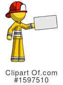 Yellow Design Mascot Clipart #1597510 by Leo Blanchette