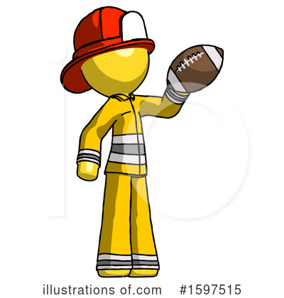 Royalty-Free (RF) Yellow Design Mascot Clipart Illustration by Leo Blanchette - Stock Sample #1597515