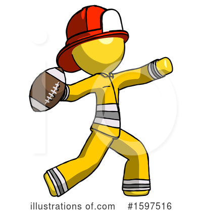 Royalty-Free (RF) Yellow Design Mascot Clipart Illustration by Leo Blanchette - Stock Sample #1597516