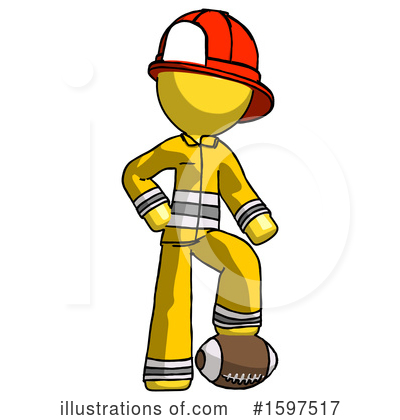 Royalty-Free (RF) Yellow Design Mascot Clipart Illustration by Leo Blanchette - Stock Sample #1597517