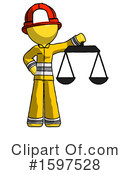 Yellow Design Mascot Clipart #1597528 by Leo Blanchette