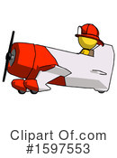 Yellow Design Mascot Clipart #1597553 by Leo Blanchette