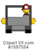 Yellow Design Mascot Clipart #1597554 by Leo Blanchette