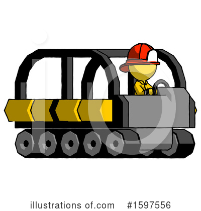 Royalty-Free (RF) Yellow Design Mascot Clipart Illustration by Leo Blanchette - Stock Sample #1597556