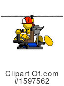 Yellow Design Mascot Clipart #1597562 by Leo Blanchette