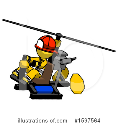Royalty-Free (RF) Yellow Design Mascot Clipart Illustration by Leo Blanchette - Stock Sample #1597564