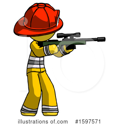 Royalty-Free (RF) Yellow Design Mascot Clipart Illustration by Leo Blanchette - Stock Sample #1597571