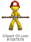 Yellow Design Mascot Clipart #1597576 by Leo Blanchette