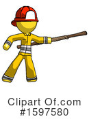 Yellow Design Mascot Clipart #1597580 by Leo Blanchette