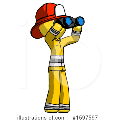 Royalty-Free (RF) Yellow Design Mascot Clipart Illustration by Leo Blanchette - Stock Sample #1597597