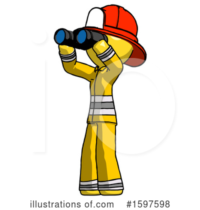 Royalty-Free (RF) Yellow Design Mascot Clipart Illustration by Leo Blanchette - Stock Sample #1597598