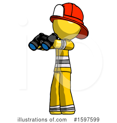 Royalty-Free (RF) Yellow Design Mascot Clipart Illustration by Leo Blanchette - Stock Sample #1597599
