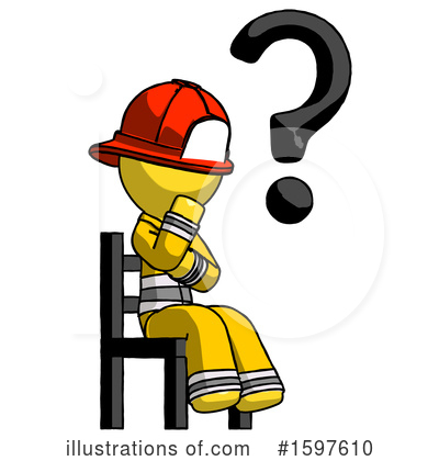 Royalty-Free (RF) Yellow Design Mascot Clipart Illustration by Leo Blanchette - Stock Sample #1597610