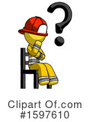 Yellow Design Mascot Clipart #1597610 by Leo Blanchette
