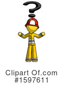 Yellow Design Mascot Clipart #1597611 by Leo Blanchette