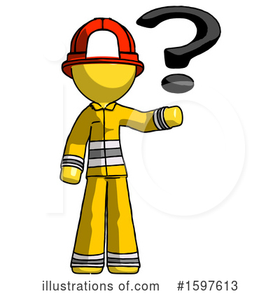 Royalty-Free (RF) Yellow Design Mascot Clipart Illustration by Leo Blanchette - Stock Sample #1597613