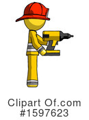 Yellow Design Mascot Clipart #1597623 by Leo Blanchette