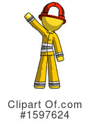 Yellow Design Mascot Clipart #1597624 by Leo Blanchette