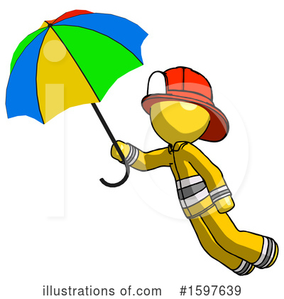 Royalty-Free (RF) Yellow Design Mascot Clipart Illustration by Leo Blanchette - Stock Sample #1597639